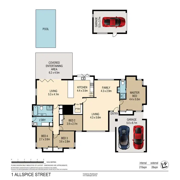Floorplan of Homely house listing, 1 Allspice Street, Bellbowrie QLD 4070