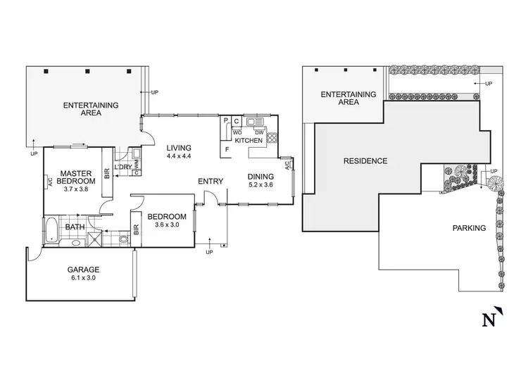 Floorplan of Homely unit listing, 2/95 Bellevue Avenue, Doncaster East VIC 3109
