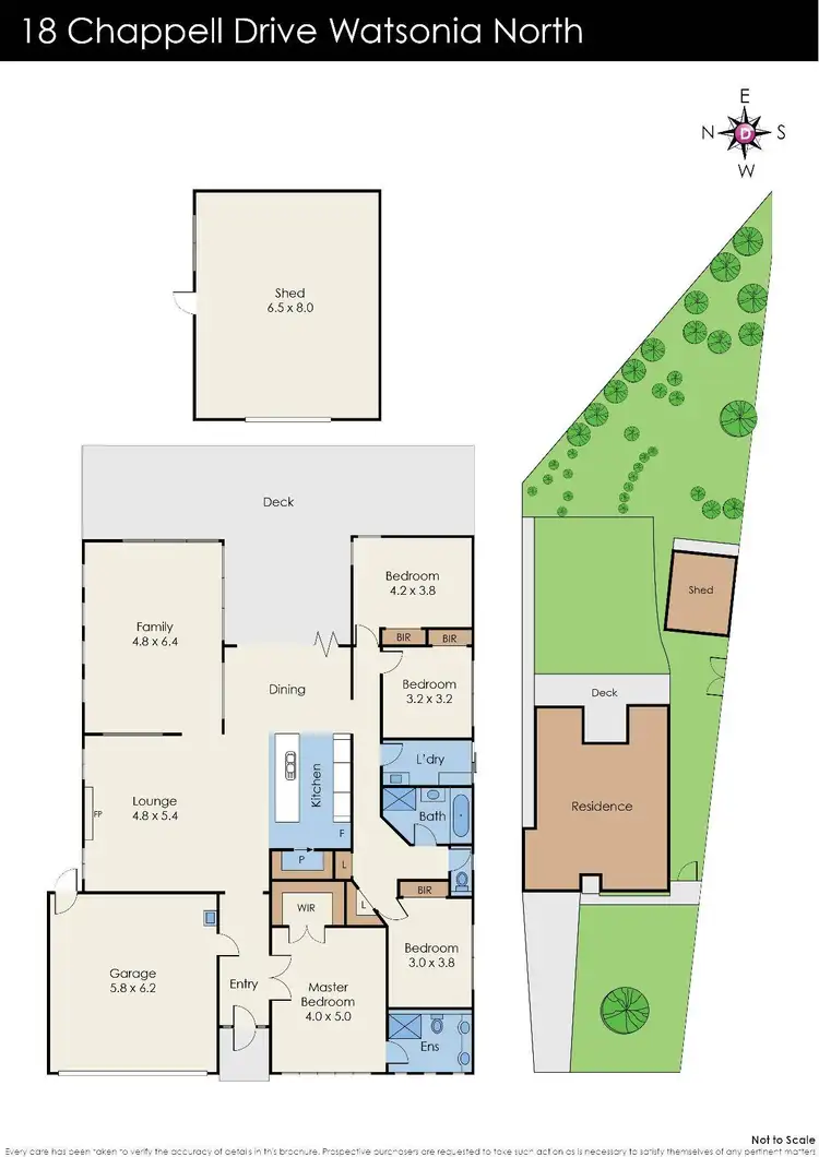 Floorplan of Homely house listing, 18 Chappell Drive, Watsonia North VIC 3087