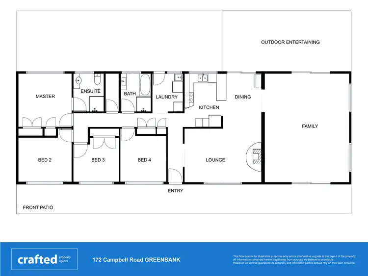 Floorplan of Homely house listing, 172-180 Campbell Road, Greenbank QLD 4124
