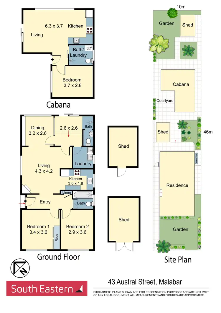 Floorplan of Homely house listing, 43 Austral Street, Malabar NSW 2036