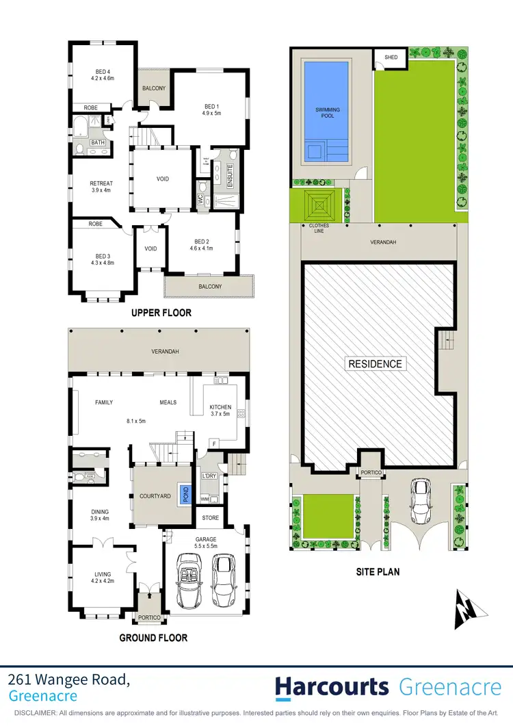 Floorplan of Homely house listing, 261 Wangee Road, Greenacre NSW 2190