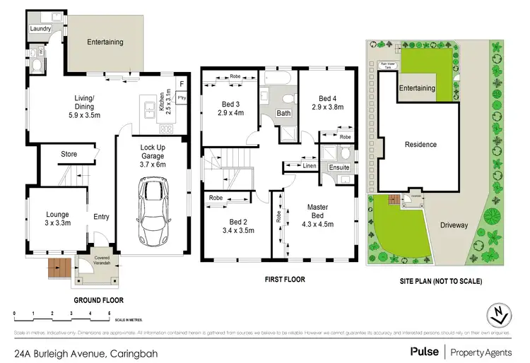 Floorplan of Homely house listing, 24a Burleigh Avenue, Caringbah NSW 2229