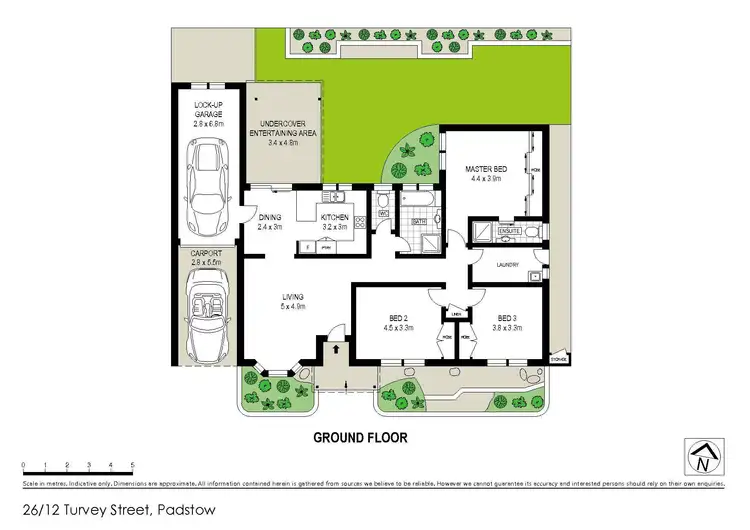 Floorplan of Homely townhouse listing, 26/12 Turvey Street, Padstow NSW 2211