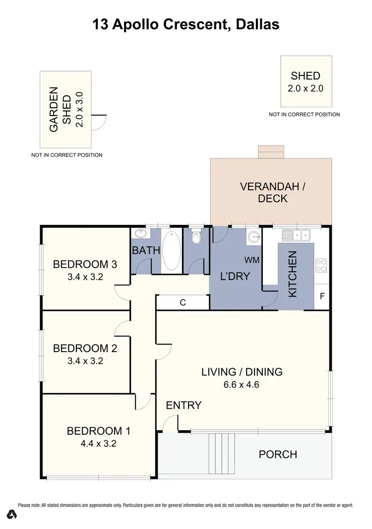Floorplan of Homely house listing, 13 Apollo Crescent, Dallas VIC 3047