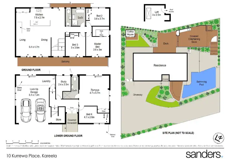 Floorplan of Homely house listing, 10 Kurrewa Place, Kareela NSW 2232