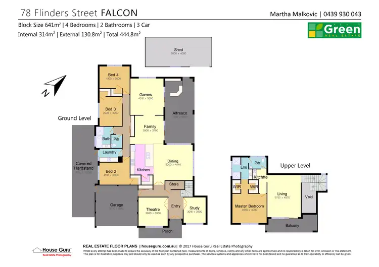 Floorplan of Homely house listing, 78 Flinders Street, Falcon WA 6210
