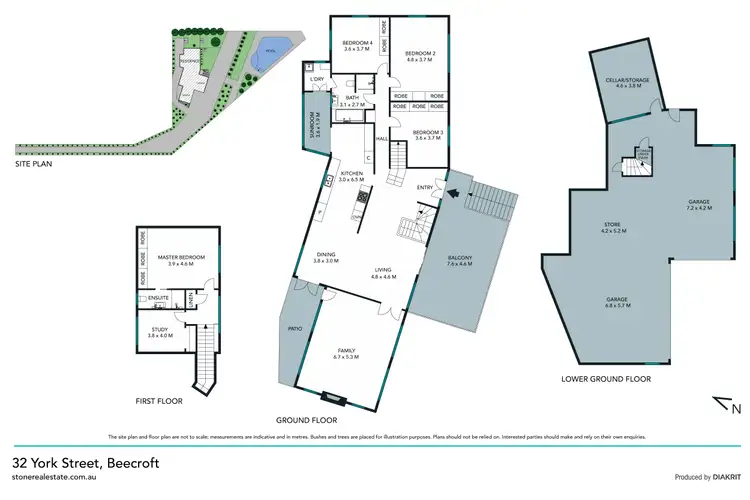 Floorplan of Homely house listing, 32 York Street, Beecroft NSW 2119