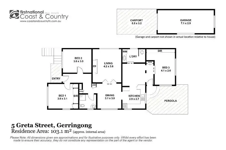 Floorplan of Homely house listing, 5 Greta Street, Gerringong NSW 2534