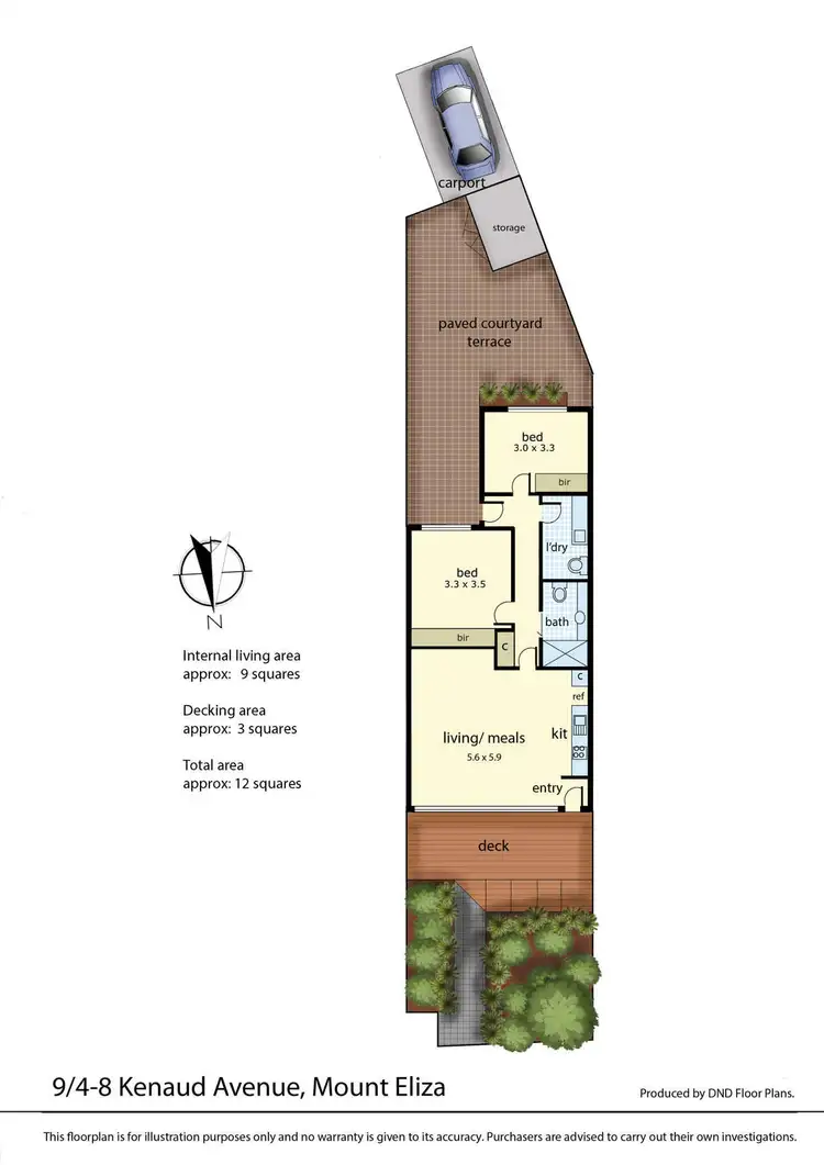 Floorplan of Homely unit listing, 9/4-8 Kenaud Avenue, Mount Eliza VIC 3930