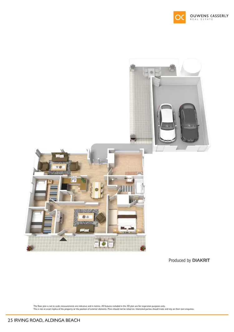 Floorplan of Homely house listing, 25 Irving Road, Aldinga Beach SA 5173