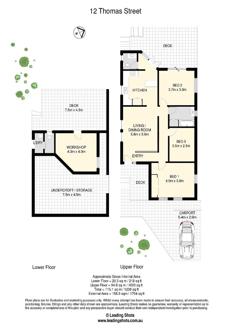 Floorplan of Homely house listing, 12 Thomas Street, Red Hill QLD 4059