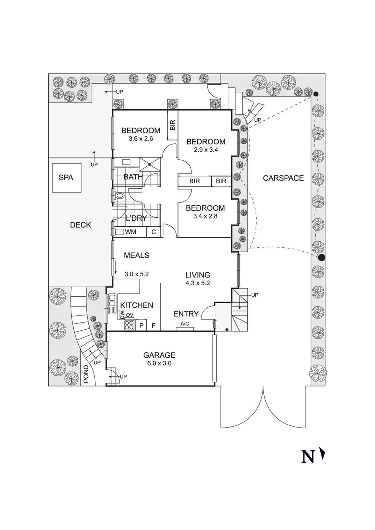 Floorplan of Homely unit listing, 2/1a Souter Street, Eltham VIC 3095