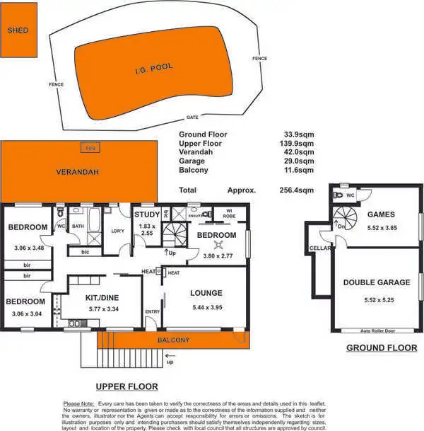 Floorplan of Homely house listing, 13 Blue Crescent, Woodforde SA 5072