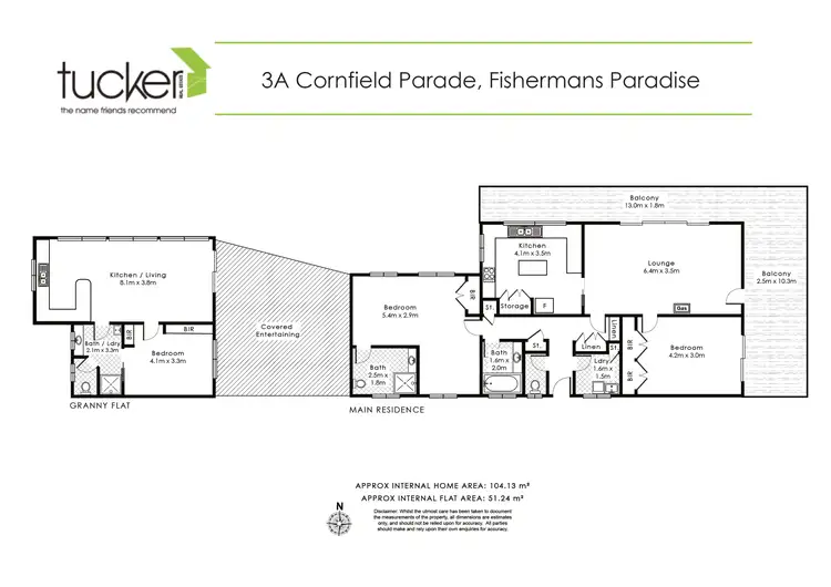 Floorplan of Homely house listing, 3a Cornfield Parade, Fishermans Paradise NSW 2539