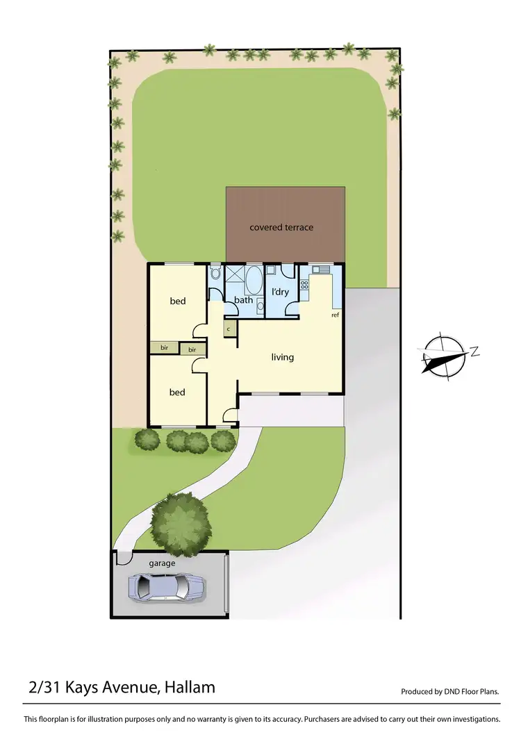 Floorplan of Homely unit listing, 2/31 Kays Avenue, Hallam VIC 3803