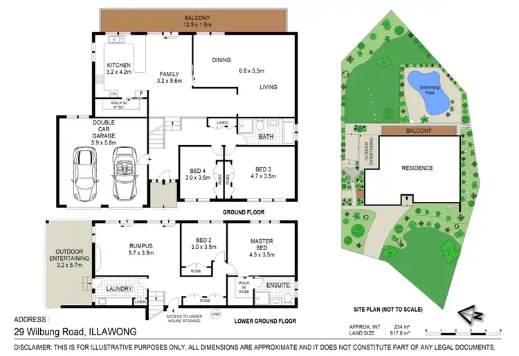 Floorplan of Homely house listing, 29 Wilbung Road, Illawong NSW 2234