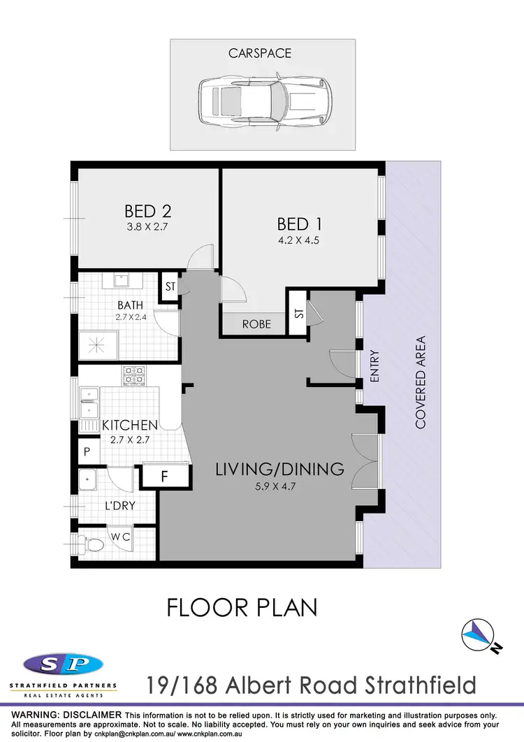 Floorplan of Homely apartment listing, 19/168-172 Albert Road, Strathfield NSW 2135