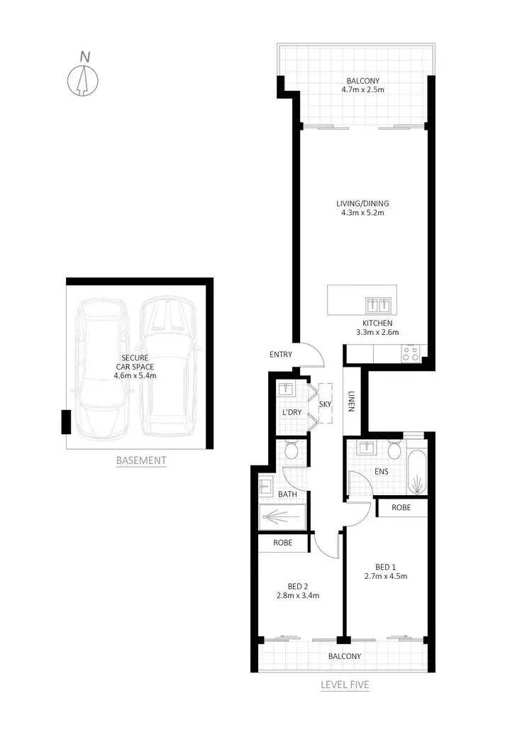 Floorplan of Homely apartment listing, 15/123 Marrickville Road, Marrickville NSW 2204