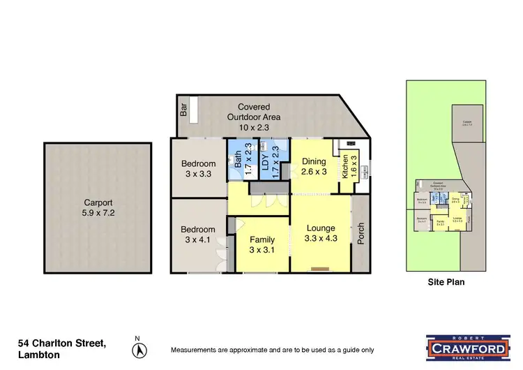 Floorplan of Homely house listing, 54 Charlton Street, Lambton NSW 2299