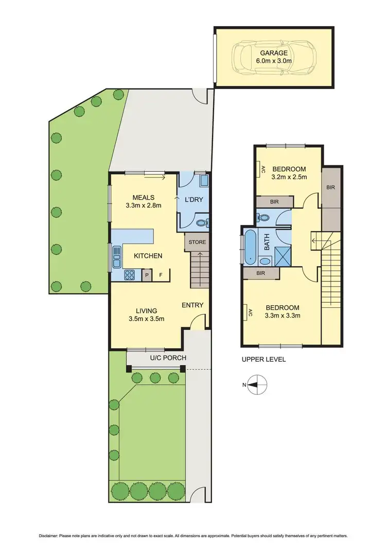Floorplan of Homely townhouse listing, 2/16-18 Harbury Street, Reservoir VIC 3073