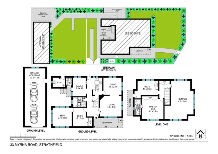 Floorplan of Homely house listing, 33 Myrna Road, Strathfield NSW 2135