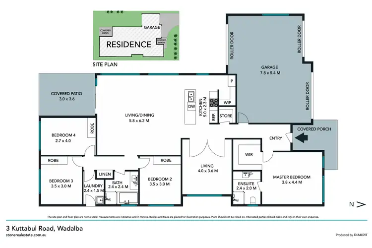 Floorplan of Homely house listing, 3 Kuttabul Road, Wadalba NSW 2259