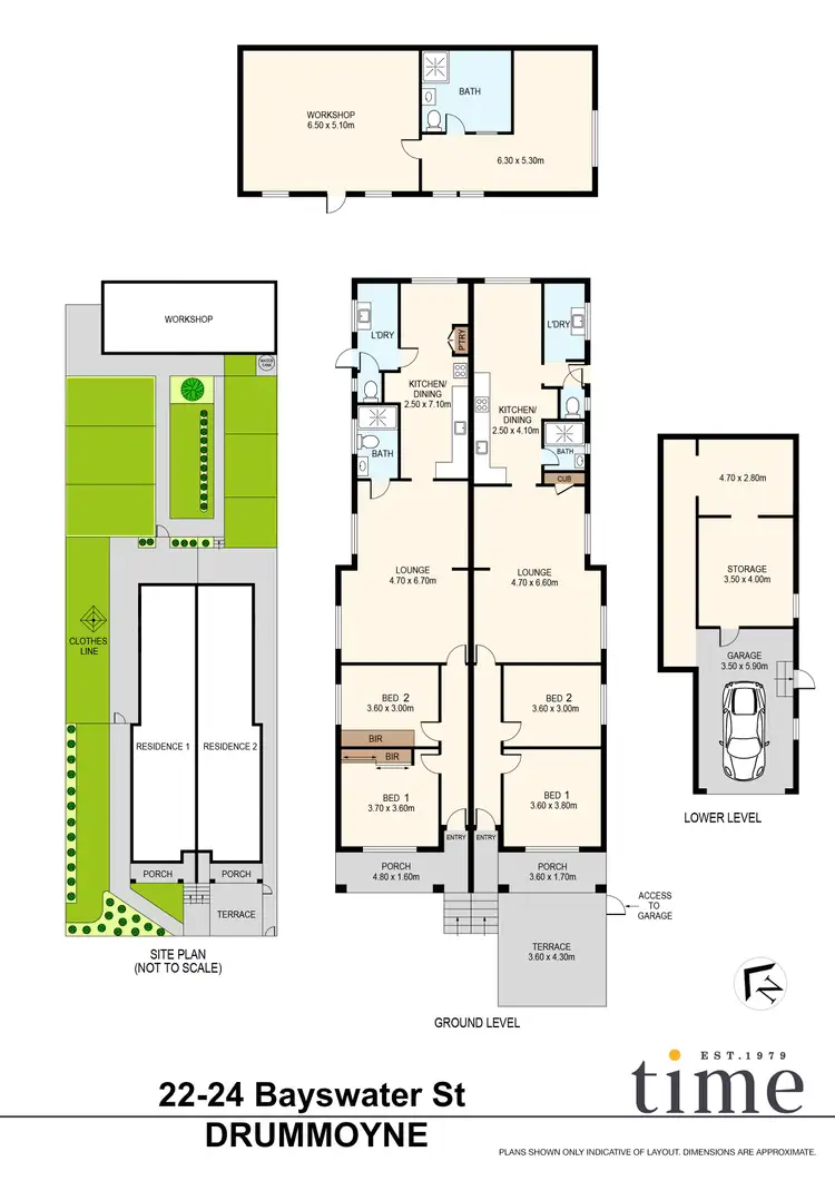 Floorplan of Homely house listing, 22-24 Bayswater Street, Drummoyne NSW 2047