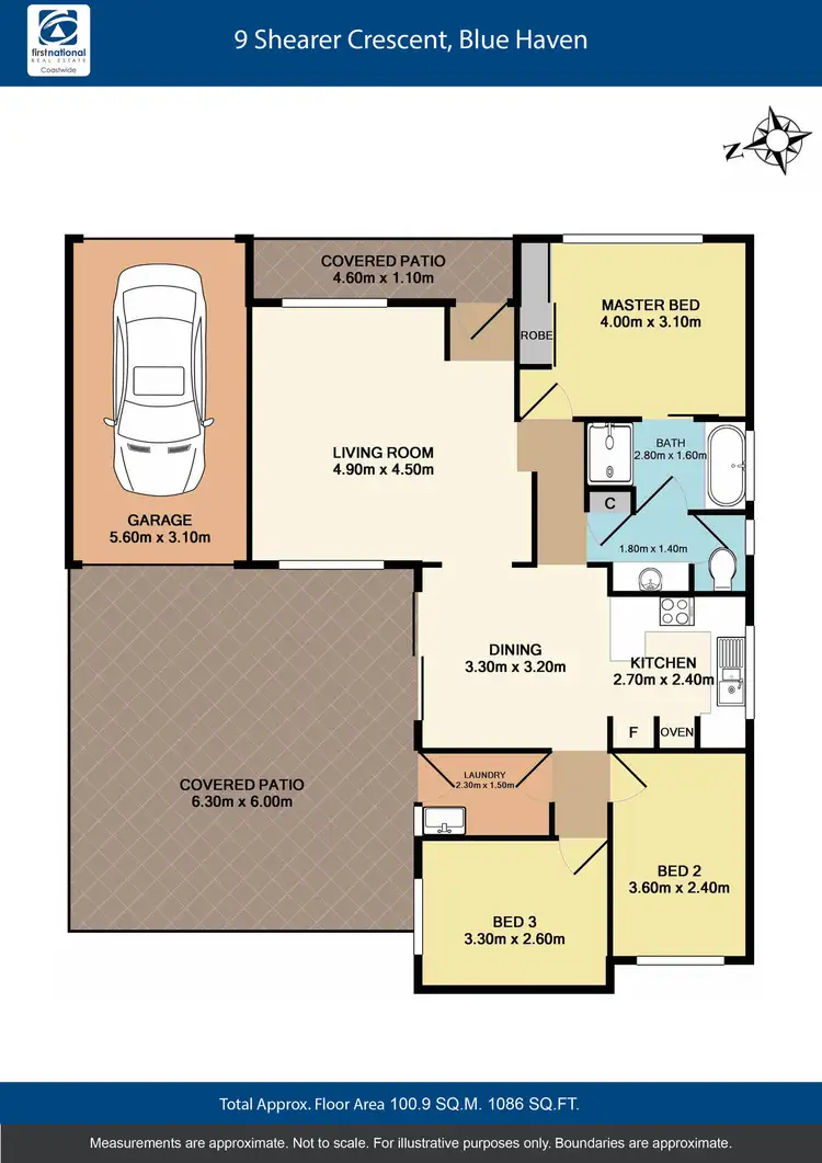 Floorplan of Homely house listing, 9 Shearer Crescent, Blue Haven NSW 2262