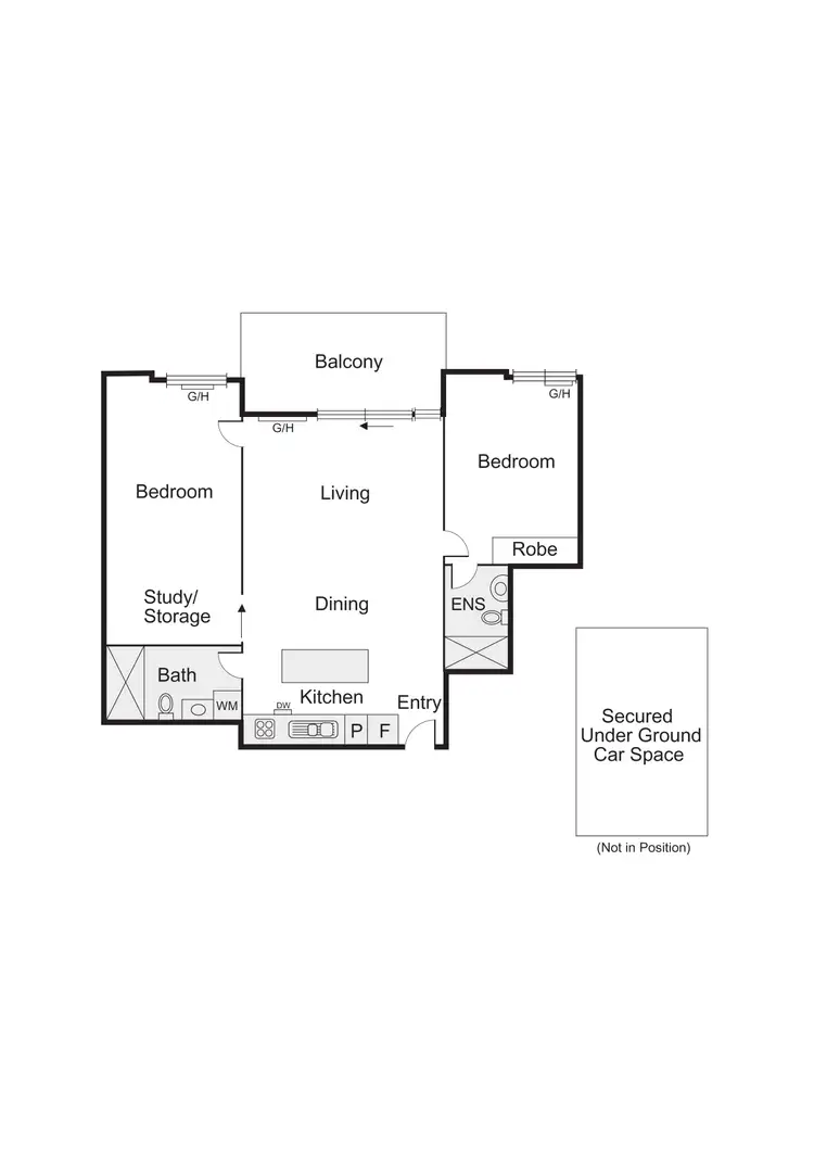 Floorplan of Homely apartment listing, 205/5 Greeves Street, St Kilda VIC 3182
