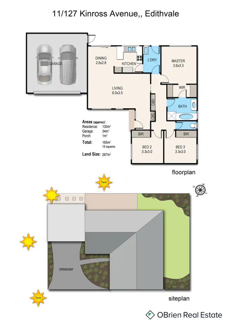 Floorplan of Homely unit listing, 11/127 Kinross Avenue, Edithvale VIC 3196