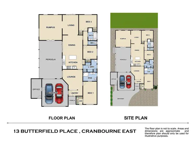 Floorplan of Homely house listing, 13 Butterfield Place, Cranbourne East VIC 3977
