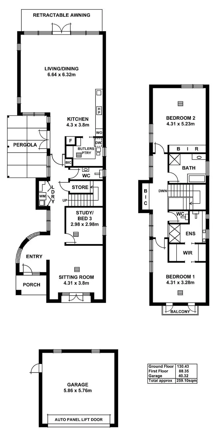 Floorplan of Homely house listing, 42 Elizabeth Street, Norwood SA 5067