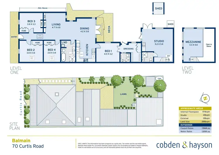 Floorplan of Homely house listing, 70 Curtis Road, Balmain NSW 2041