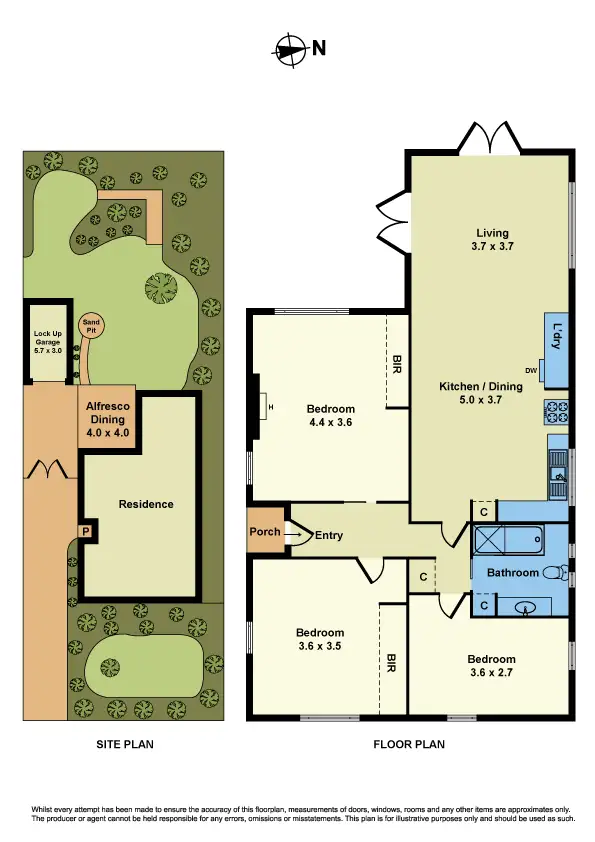 Floorplan of Homely house listing, 62A Paxton Street, South Kingsville VIC 3015