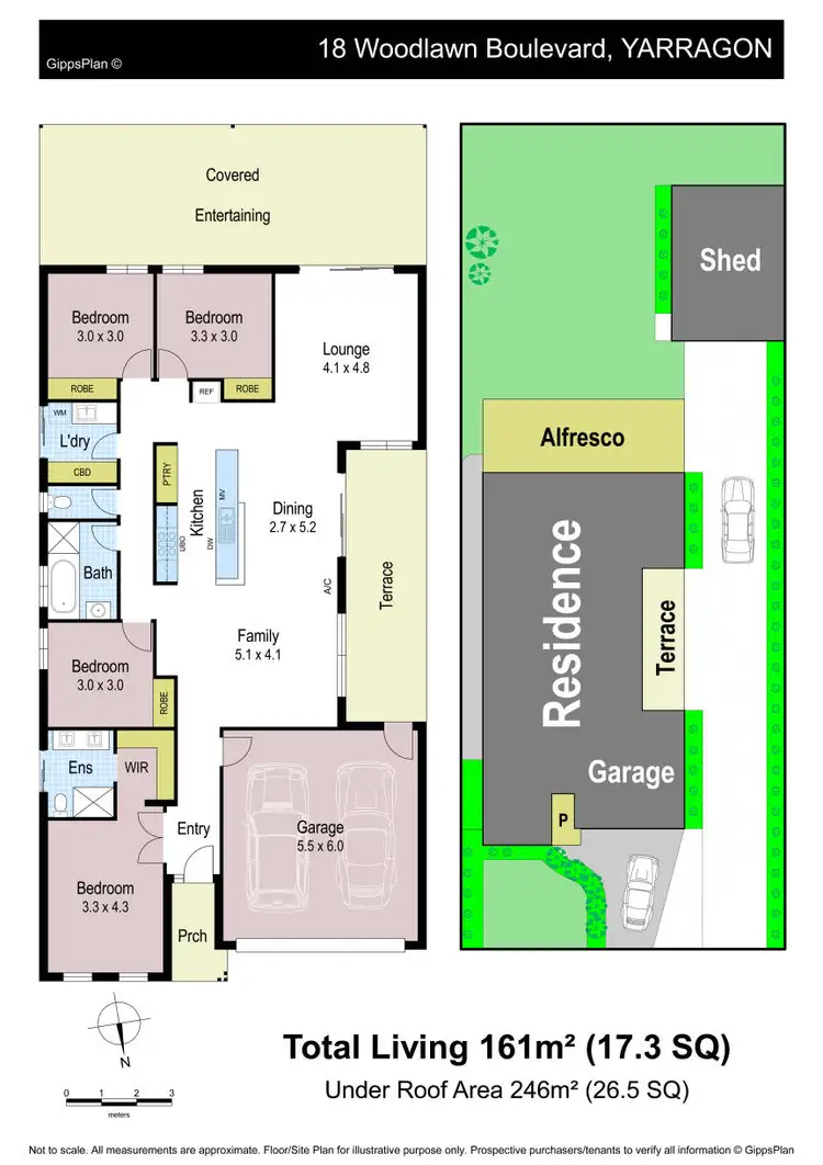 Floorplan of Homely house listing, 18 Woodlawn Boulevard, Yarragon VIC 3823