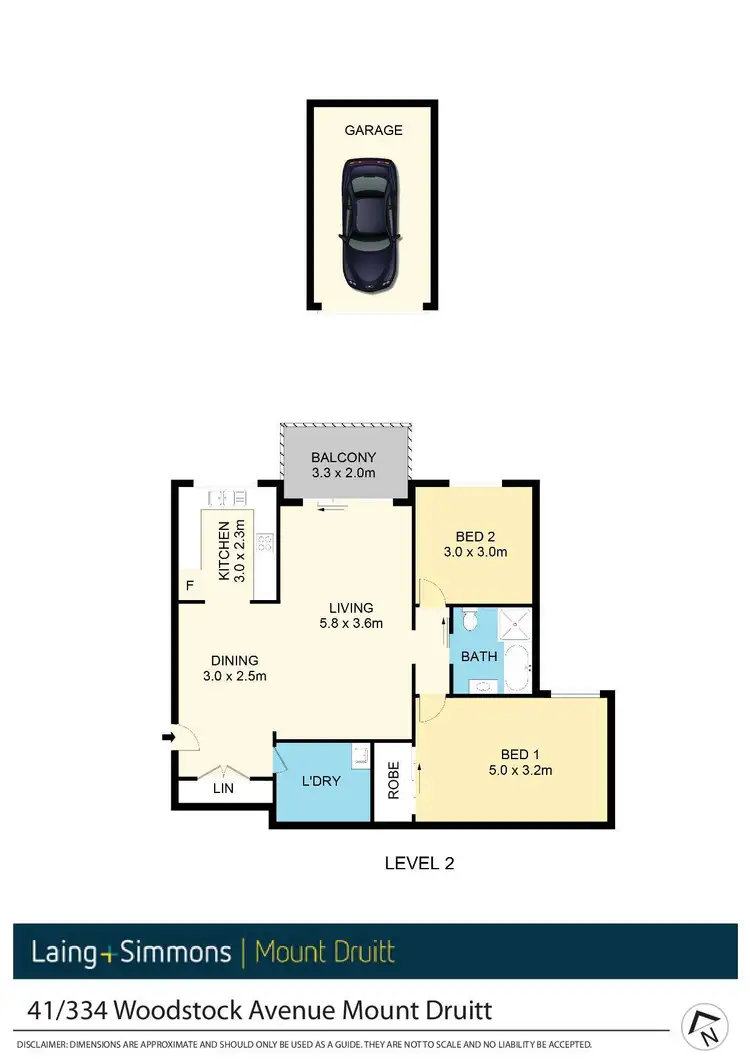 Floorplan of Homely unit listing, 41/334 Woodstock Avenue, Mount Druitt NSW 2770