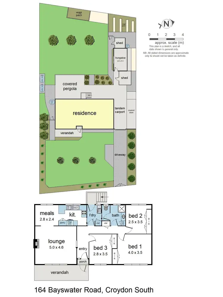 Floorplan of Homely house listing, 164 Bayswater Road, Croydon South VIC 3136
