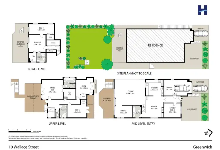 Floorplan of Homely house listing, 10 Wallace Street, Greenwich NSW 2065