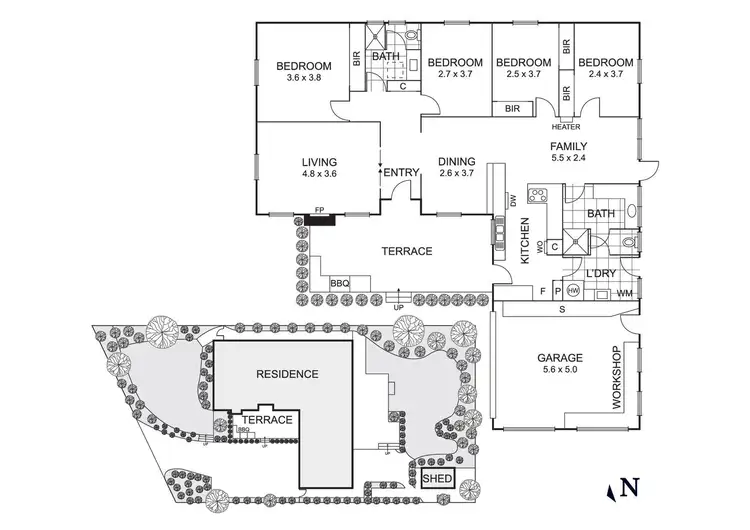Floorplan of Homely house listing, 76 Wilsons Road, Doncaster VIC 3108
