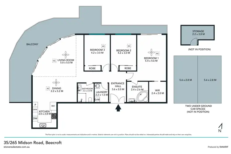 Floorplan of Homely apartment listing, 35/265 Midson Road, Beecroft NSW 2119