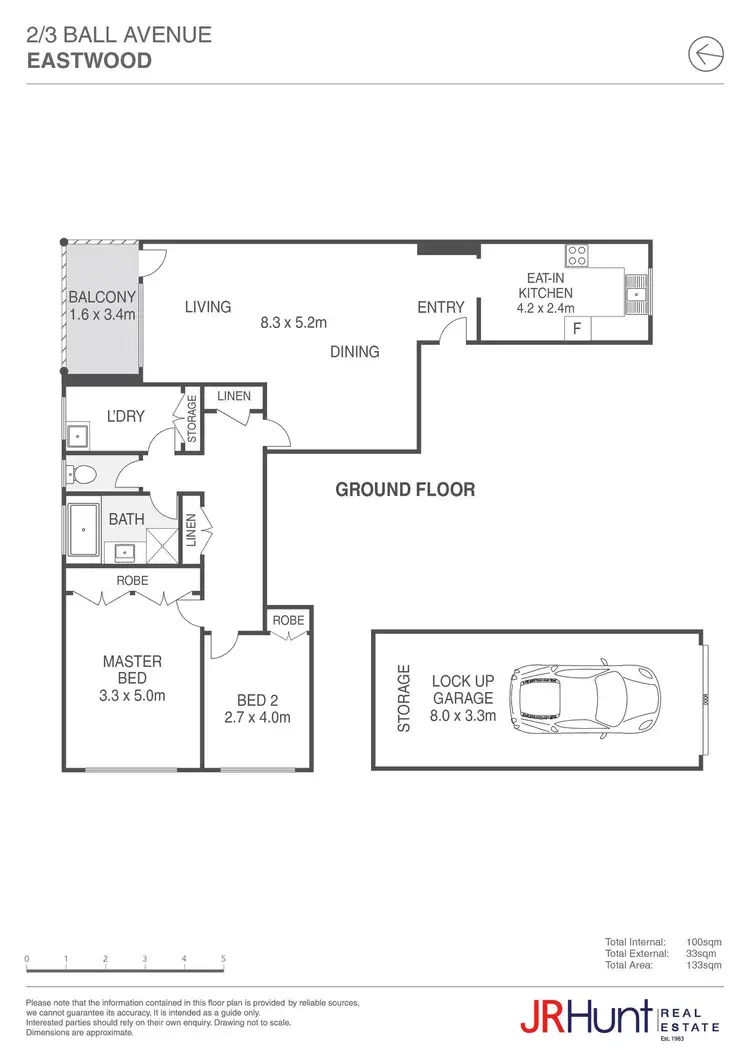Floorplan of Homely apartment listing, 2/3 Ball Avenue, Eastwood NSW 2122