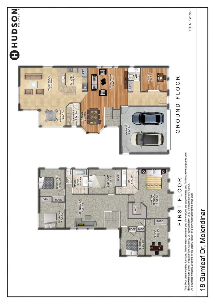Floorplan of Homely house listing, 18 Gumleaf Drive, Molendinar QLD 4214
