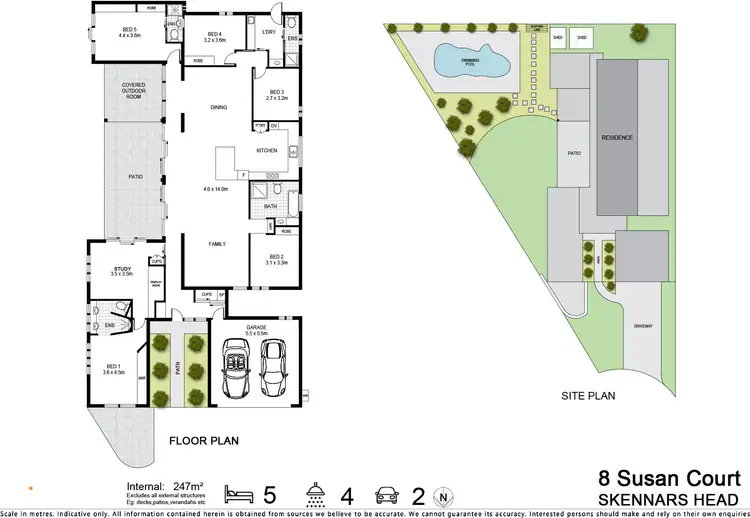 Floorplan of Homely house listing, 8 Susan Place, Skennars Head NSW 2478