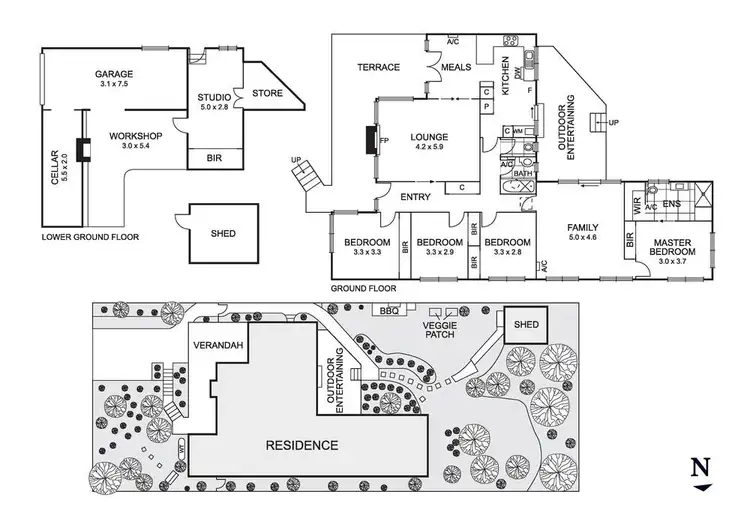 Floorplan of Homely house listing, 13 Peter Street, Doncaster East VIC 3109