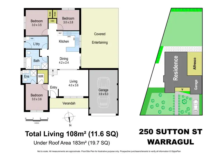 Floorplan of Homely house listing, 250 Sutton Street, Warragul VIC 3820