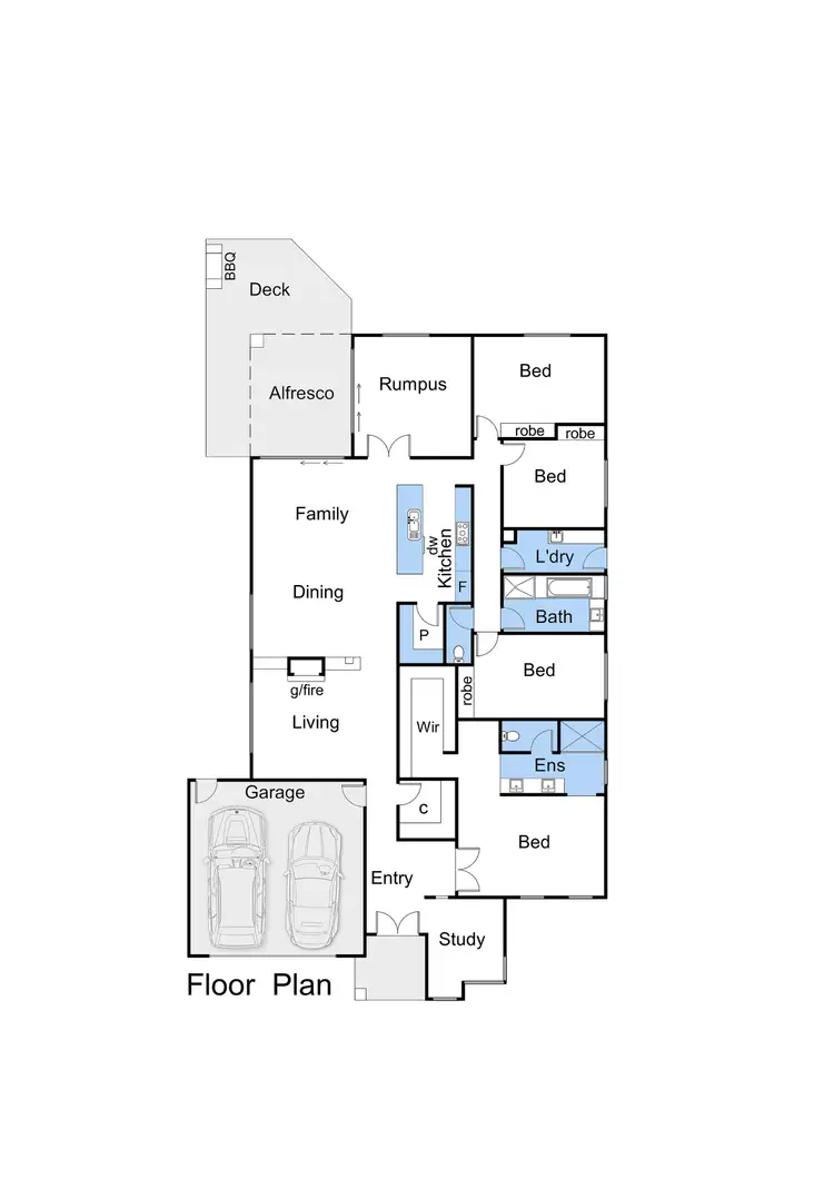Floorplan of Homely house listing, 16 Elspeth Circuit, Mount Martha VIC 3934