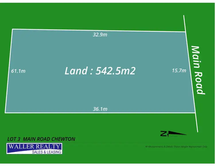 Floorplan of Homely land listing, 169 Main Road, Chewton VIC 3451