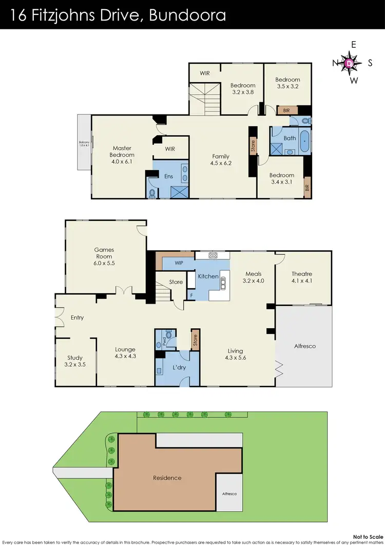 Floorplan of Homely house listing, 16 Fitzjohns Drive, Bundoora VIC 3083