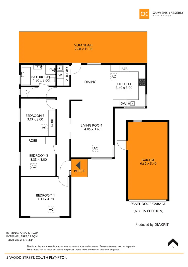 Floorplan of Homely house listing, 5 Wood Street, South Plympton SA 5038